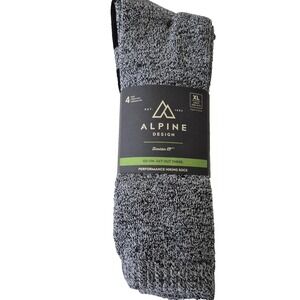 Alpine Design Hiking Socks Mens‎ XL Crew Cushioned 4 Pack Performance Outdoor